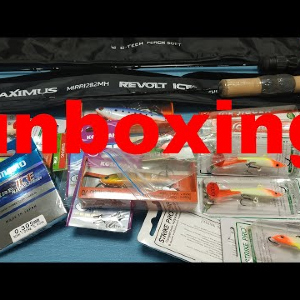 Unboxing посылки c зимними спиннингами, приманками от интернет магазина Fmagazin