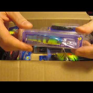 Unboxing посылки, воблер Aqua Язь Джерк, по заказу интернет магазина Fmagazin