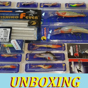Unboxing посылки с балансирами Aqua по заказу Fmagazin.