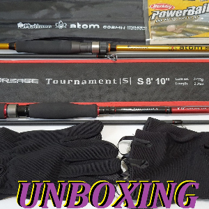 Unboxing посылки со спиннингами, перчатками и приманками по заказу Fmagazin.