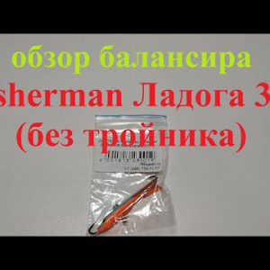 Видеообзор балансира Fisherman Ладога 308 (без тройника) по заказу Fmagazin