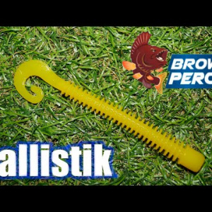 Обзор силиконовой приманки Brown Perch Ballistik по заказу Fmagazin