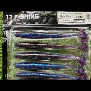 Обзор силиконовой приманки 13 Fishing Ninja Worm по заказу Fmagazin